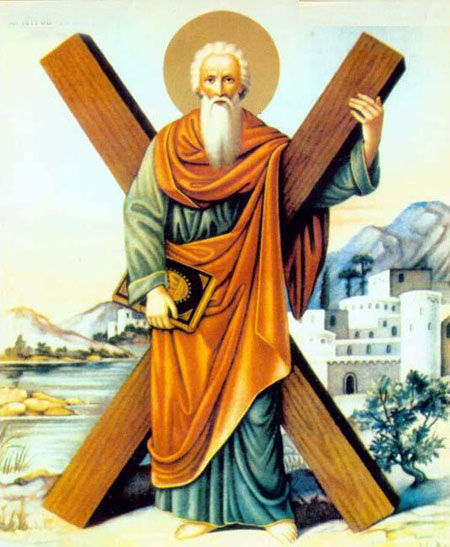 Santo André Apóstolo, 30 de novembro.